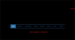 Desktop Screenshot of ericrobertsactor.com